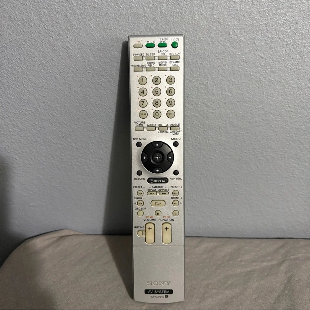 Sony AV Remote Model RM-ADP008 NO BATTERIES
